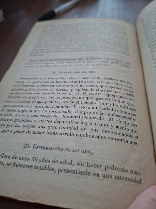 LIBRO ANTIGUO DE MEDICINA - 1876