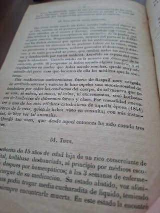 LIBRO ANTIGUO DE MEDICINA - 1876