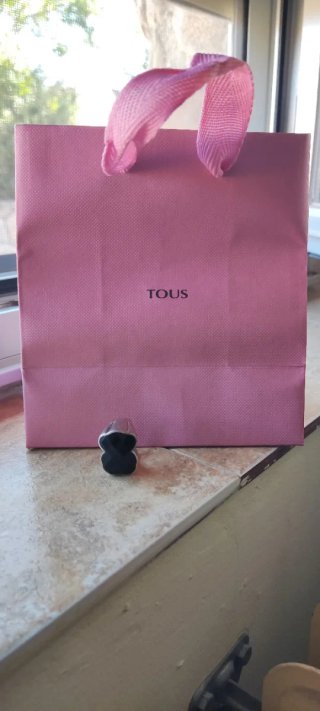 Anillo Oso TOUS Plata y Ónix Talla 14