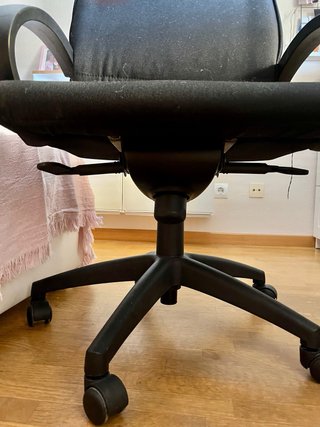Silla de oficina/estudio negra