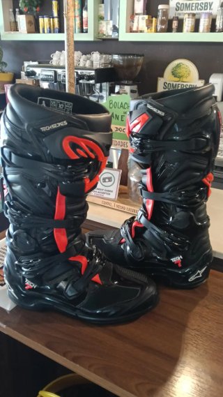 Botas Alpinestars Tech 7 - Tamanho 44.5