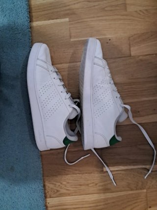 Zapatillas Adidas Blancas y Verdes