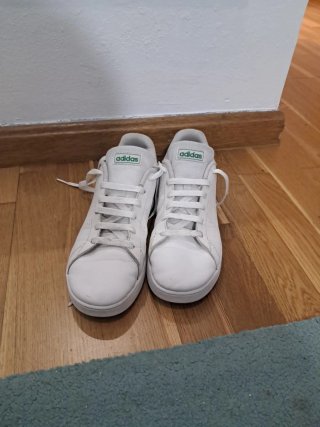 Zapatillas Adidas Blancas y Verdes