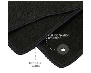 Nuevo, 3x Alfombrillas para Peugeot 2008
