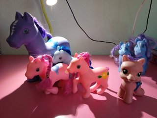 Lote de 6 ponis de juguete