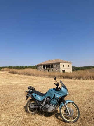 Honda Transalp 600V Azul/Dorado 1992