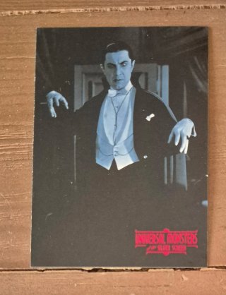 Sobre Cartas Universal Monsters Silver Screen 1996