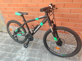 Bicicleta 24" Frenos Disco Aluminio