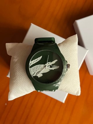 Reloj Lacoste Verde con Cocodrilo Blanco