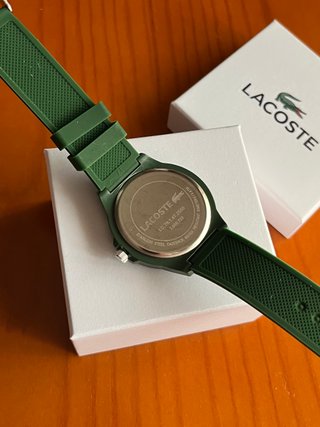 Reloj Lacoste Verde con Cocodrilo Blanco