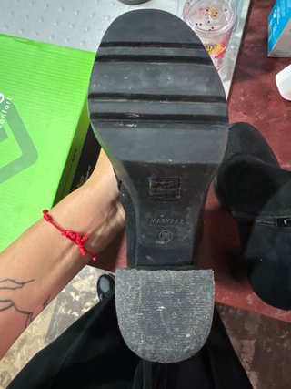 Botines Amaripies Negros Tacón Plataforma