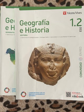 Libro de geografía e historia