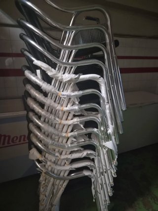 Sillas apilables exterior resistentes