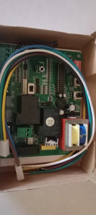 Placa eléctrica garaje