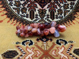 Racimo Uvas Piedras Naturales Vintage Multicolor