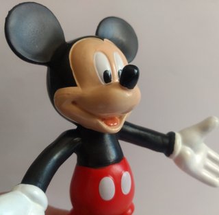 MICKEY MOUSE-12cm-Figura de goma-Nuevo
