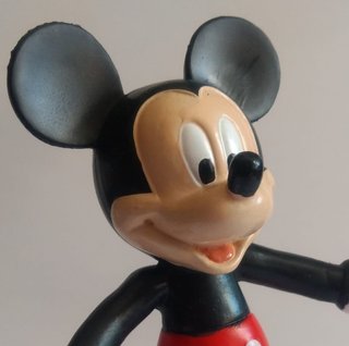 MICKEY MOUSE-12cm-Figura de goma-Nuevo