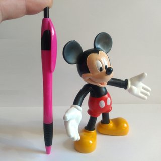 MICKEY MOUSE-12cm-Figura de goma-Nuevo