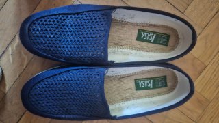 Zapatillas ISASA Hombre Azul Beige