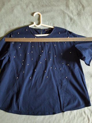 Blusa Zara Perlas Talla M
