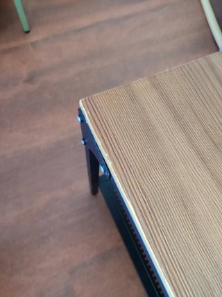 Mesa centro Fjallbo Ikea Madera y Metal
