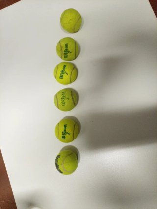 Palline da tennis Wilson - Lotto 6 pezzi