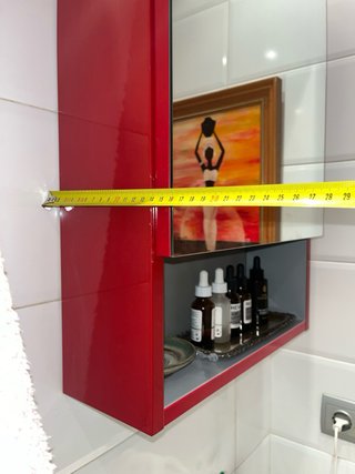 Espejo y Estantes Baño