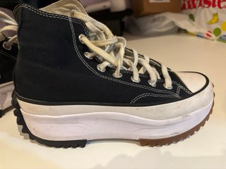 Converse plataforma negras