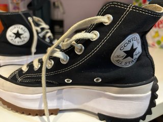 Converse plataforma negras