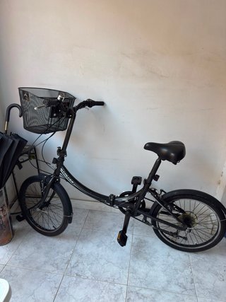 Bicicleta plegable COLUER negra