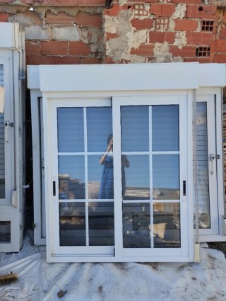 Ventana climalit corredera aluminio blanca