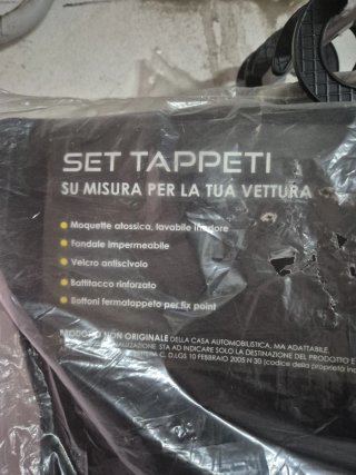 Tappetini su misura Fiat 500L