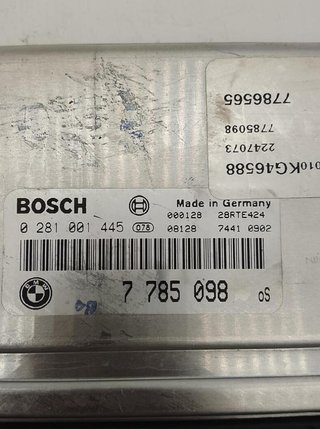 0281001445 centralita motor uce bmw serie 3 1723