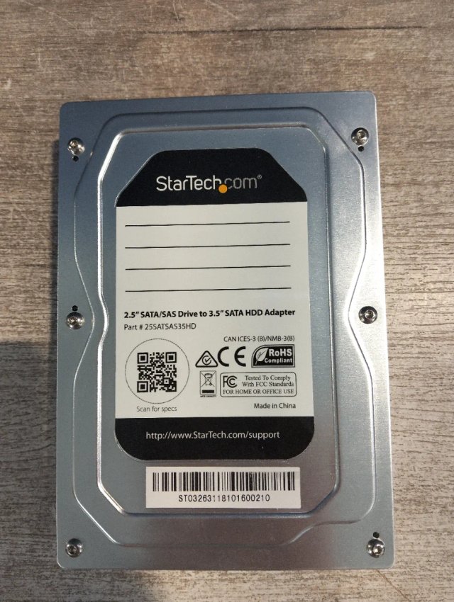 StarTech Caja SATA para HDD/SSD de 2,5 a 3,5in