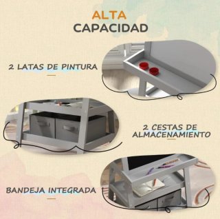 Pizarra infantil 3 en 1