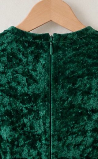 Vestido de Flamenco Verde Terciopelo