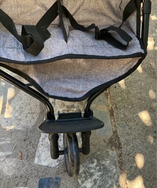 Carrito gemelar para muñecas