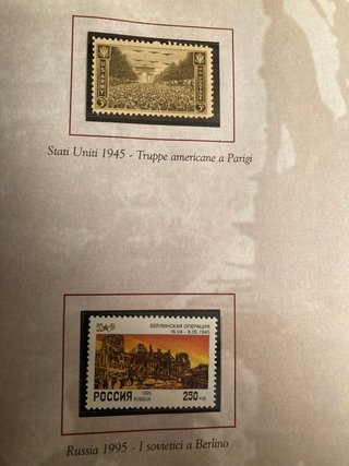 LA SECONDA GUERRA MONDIALE Francobolli cronisti