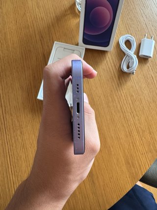 iPhone 12 Morado 128GB + Caja + Cargador Perfecto!