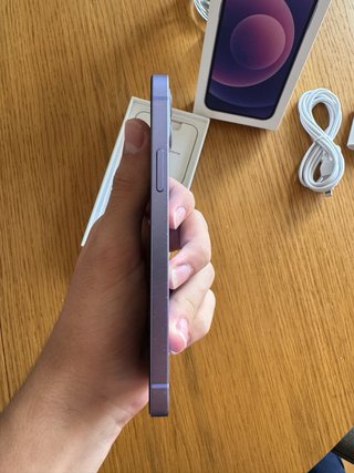 iPhone 12 Morado 128GB + Caja + Cargador Perfecto!