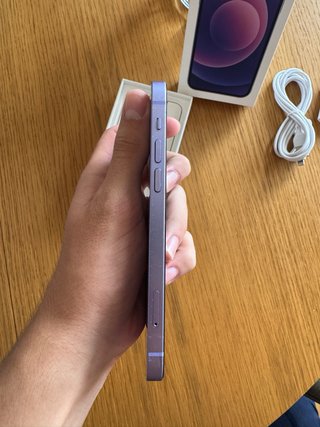 iPhone 12 Morado 128GB + Caja + Cargador Perfecto!