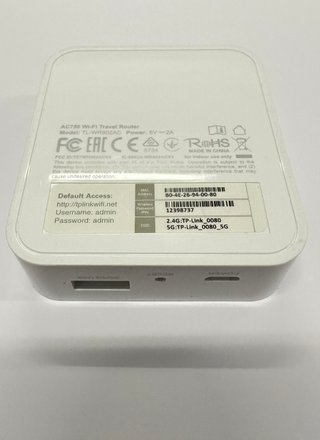 Router de viaje TP-Link AC750 TL-WR902AC