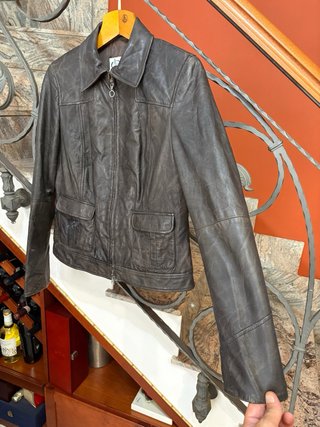 Giacca in vera pelle d agnello morbida vintage