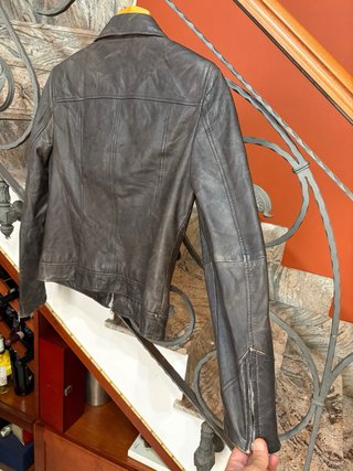 Giacca in vera pelle d agnello morbida vintage