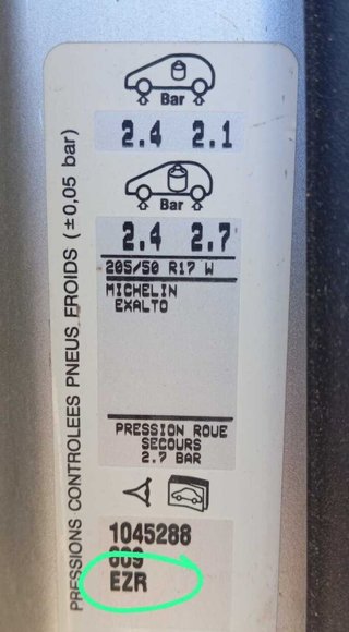 Llanta citroen 65jx17ch426 c4 coupe 1.6 hdi 296092