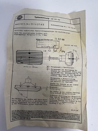 Intermitentes Hella VW Passat Golf MK3 Vento
