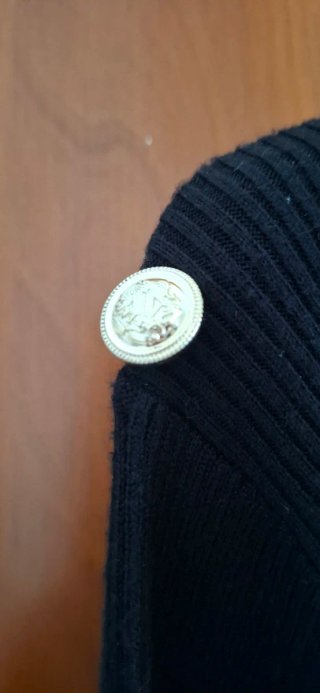 Vestito Odi et Amo nero collo alto taglia unica