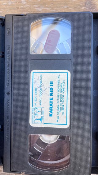 Cofanetto VHS Karate Kid 1, 2 e 3