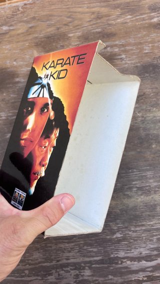 Cofanetto VHS Karate Kid 1, 2 e 3