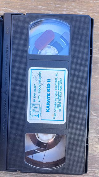 Cofanetto VHS Karate Kid 1, 2 e 3
